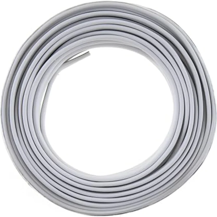 Lautsprecherkabel 2x0,50mm2 - 10m - weiss - CCA - Audiokabel - Boxenkabel – Bild 5