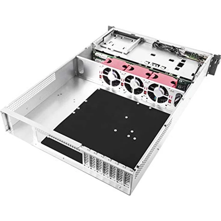 SilverStone Technology SST-RM22-308 - 2U Rackmount Server Gehäuse, unterstützt 8X 2.5/3.5 SAS/SATA HDD/SSD mit Mini-SAS-HD-SFF-8643-12-Gb/s-Schnittstelle Silber – Bild 5