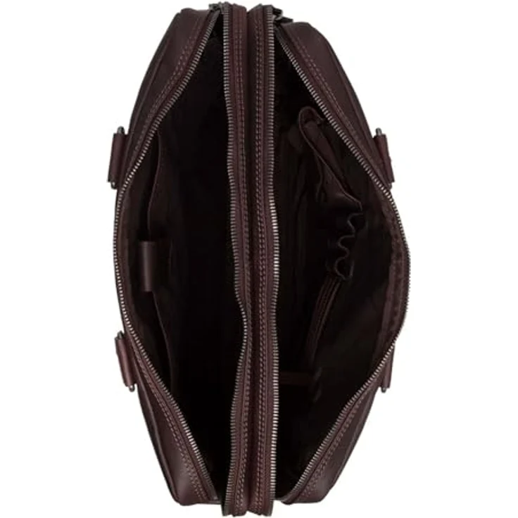The Chesterfield Brand Fabian Laptopbag Brown - Businesstasche mit geordnetem Stauraum, Maße: 39 x 29 x 9 cm – Bild 4