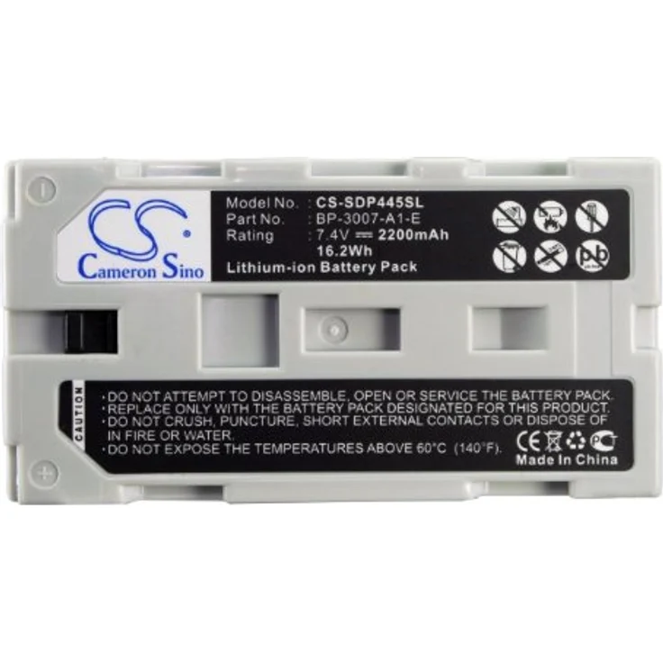 Cameron Sino CS-SDP445SL Akku 2200mAh, kompatibel mit Seiko DPU-3445, Graphtec GL220 Data Logger, Futaba T12Z/T14/T14MZ/T14MZP, 7.4V Li-ion, weiß – Bild 5