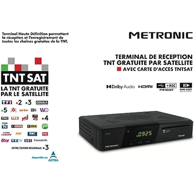 Metronic 441639 Terminal TNT SAT HD, schwarz – Bild 7