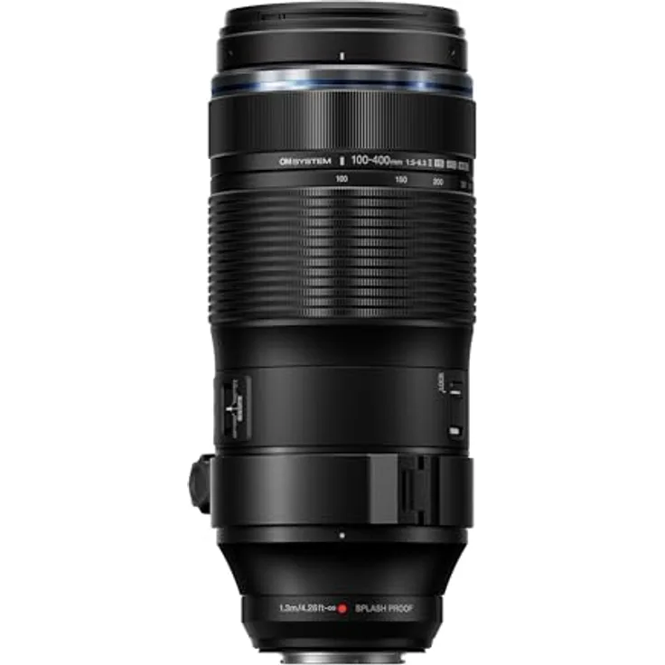 OM SYSTEM M.Zuiko Digital ED 100-400mm F5.0-6.3 IS II, Wetterfestes Zoom-Objektiv mit 7EV Sync IS, 200-800mm äquivalente Brennweite