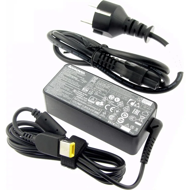 Lenovo 00HM615, Notebook-Netzteil mit 45 W Leistung, Schwarz, kompatibel mit Lenovo V110-15ISK und IdeaPad 500-15ISK