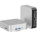 GEEKOM A8 Mini PC, AMD Ryzen 9 8945HS (8 Kerne 16 Threads, bis zu 5,2 GHz) Mini Gaming PC Windows 11 Pro 32 GB DDR5 2TB SSD Mini Computer | AMD Radeon 780M | Wi-Fi 6E | BT5.2 | 8K | AI |