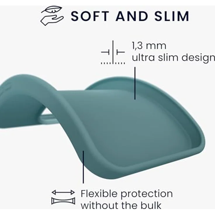 kwmobile Hülle kompatibel mit Samsung Galaxy A25 - weiches TPU Silikon Case für kabelloses Laden - Arctic Night – Bild 6