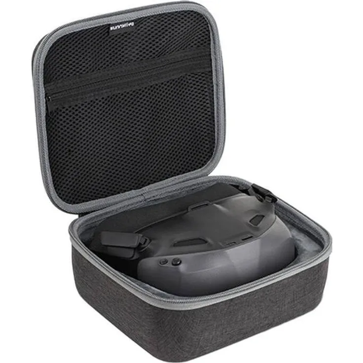 Sunnylife B937 Goggle Storage Case für DJI Goggles N3, robustes und leichtes Etui mit präziser Passform und Karabiner, 322 g, 228 x 202 x 102 mm