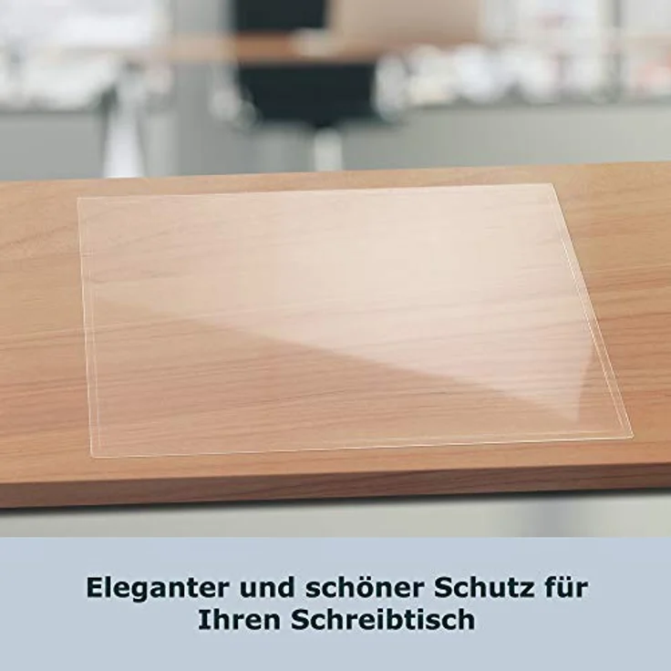 Läufer Schreibunterlage 43700 Durella, glasklar, Kunststoff, blanko, 70 x 50cm – Bild 3