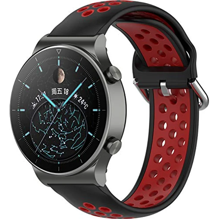 Shieranlee Soft Silicone Armband für Huawei Watch GT2 PRO, 22mm, Quick-Release, Wasserfest – Bild 1