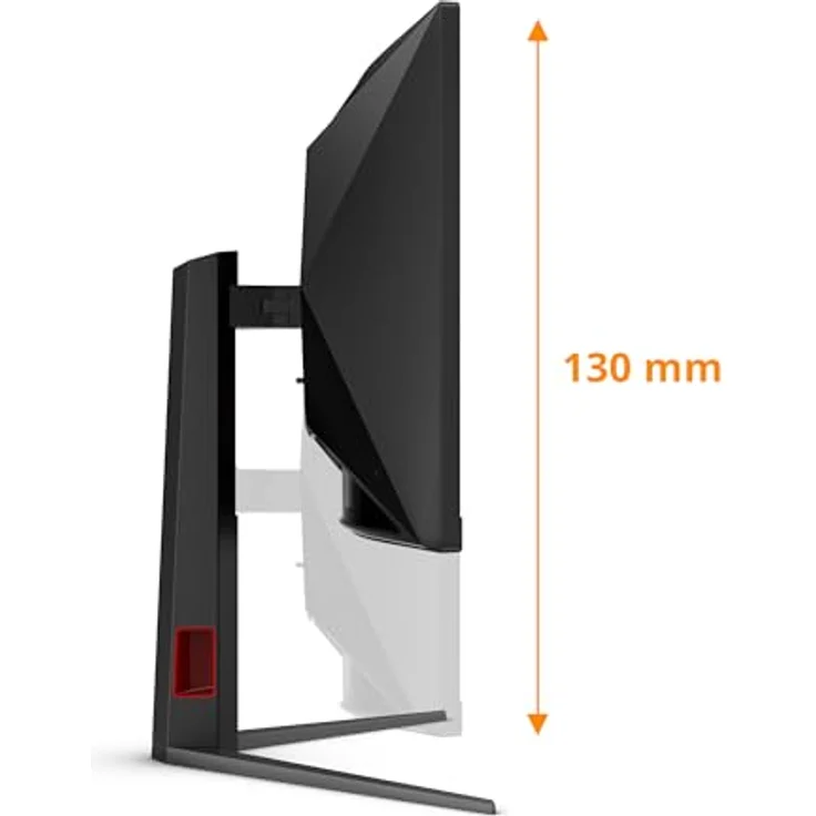 AOC Gaming CU34G4, 34 Zoll Quad HD Monitor mit 180 Hz, 1 ms Reaktionszeit, FreeSync Premium, HDR10, schwarz-rot – Bild 5