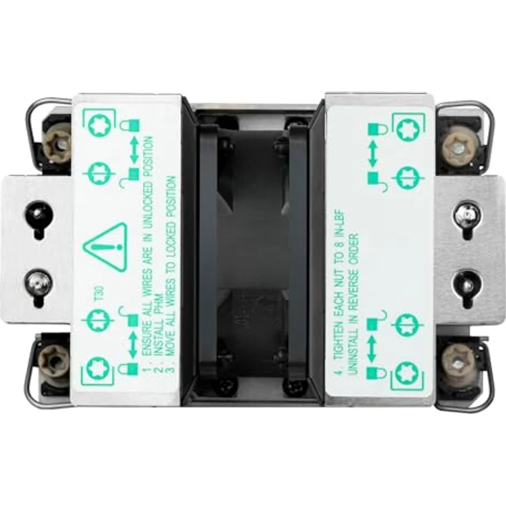 Silverstone SST-XE02-4677B, Xenon 2U CPU Kühler für Intel LG, kleiner Formfaktor, Silber – Bild 4