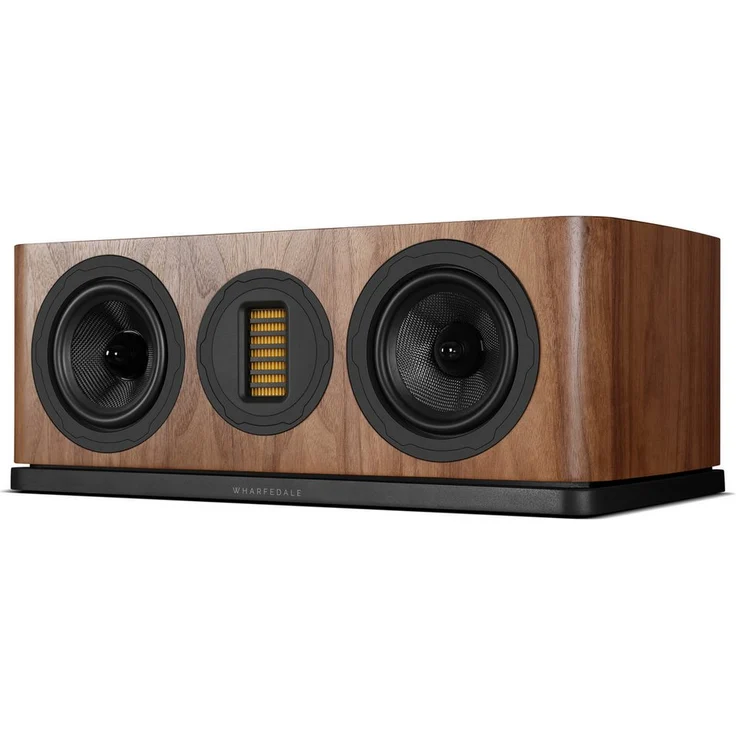 WHARFEDALE EVO 5.C Center-Lautsprecher, Zwei-Wege-System mit AMT-Hochtöner und Kevlar-Tieftönern, Schwarz matt