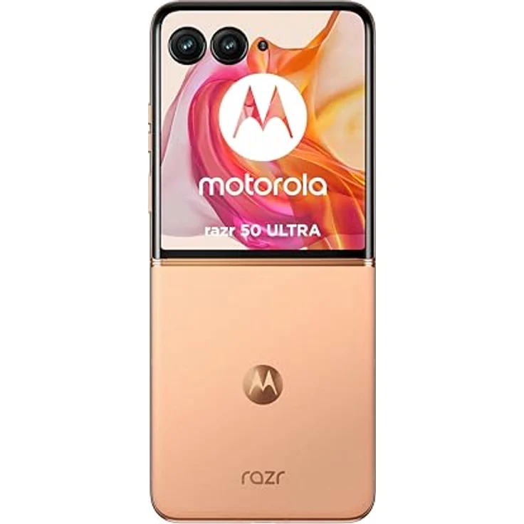 Motorola Razr 50 Ultra (12/512 GB, 50+50MP, AI, 5G, Dual SIM), Peach Fuzz – Bild 4