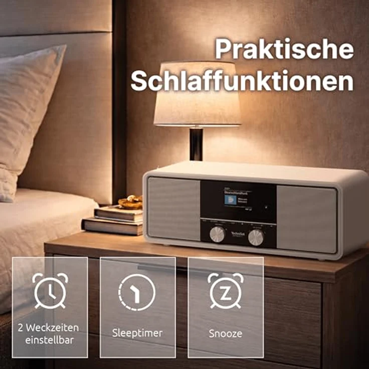 TECHNISAT DIGITRADIO 330, DAB+ Radio mit AM, FM und Bluetooth, Weiß – Bild 7