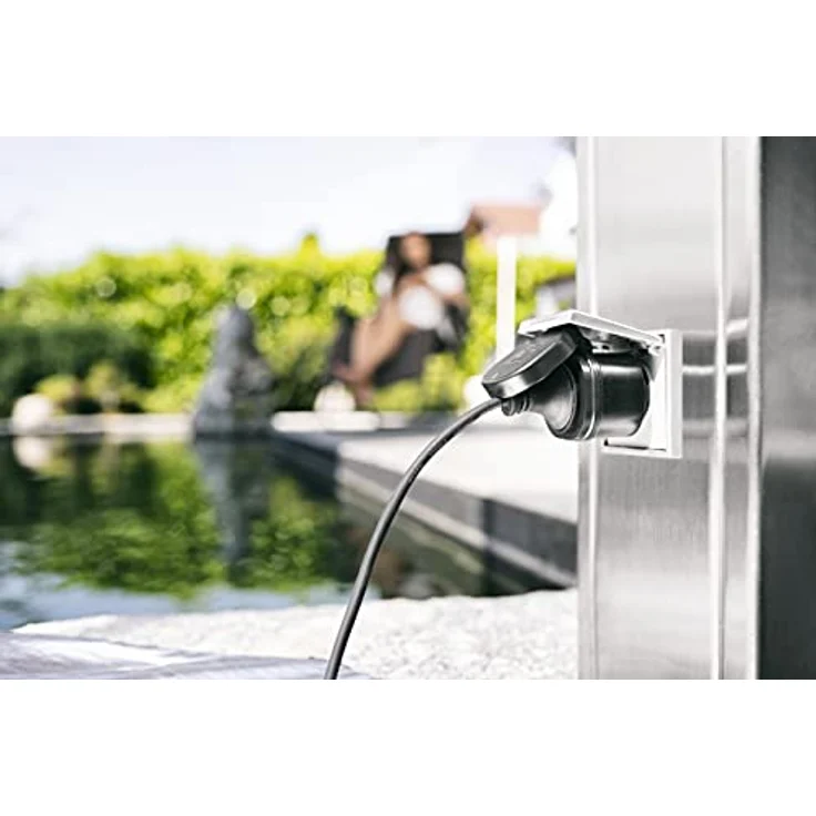 Brennenstuhl Smart Plug XS02, Smarte Steckdose für Aussenbereich mit IP44 Schutz und Sprachsteuerung, 3000 W – Bild 3