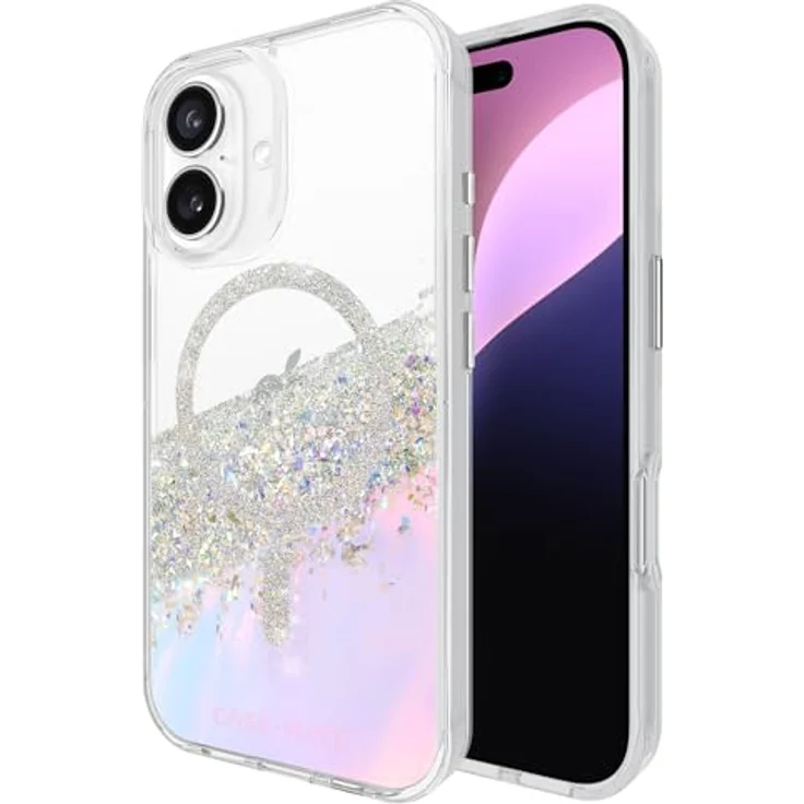 Case-Mate iPhone 16 Schutzhülle, holografisch und kompatibel mit MagSafe, 3,6 m Fallschutz, karätig schillernd – Bild 1