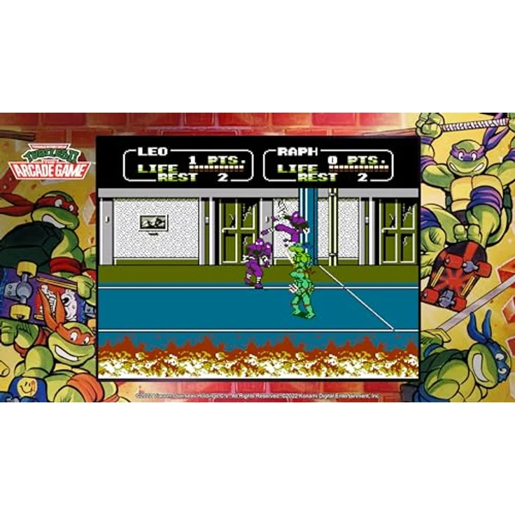 KONAMI Teenage Mutant Ninja Turtles - The Cowabunga Collection (Download-Code in der Box) - Nintendo Switch Game – Bild 4