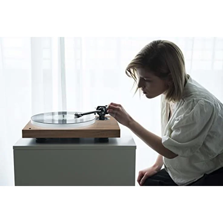 Pro-Ject X1 B, True Balanced Plattenspieler mit elektronischer Geschwindigkeitsumschaltung, Carbon Tonarm und Acrylplattenteller, inkl. Pick it S2 MM, Echtholz Walnuss – Bild 2