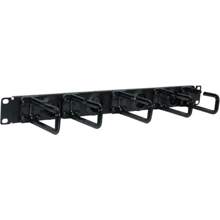 Tripp Lite Rack Enclosure Cabinet Horizontal Cable Ring, flexibles Kabelführungssatz, 1U, schwarz, 48.3 cm (19)