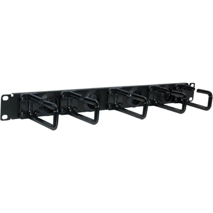 Tripp Lite Rack Enclosure Cabinet Horizontal Cable Ring, flexibles Kabelführungssatz, 1U, schwarz, 48.3 cm (19)