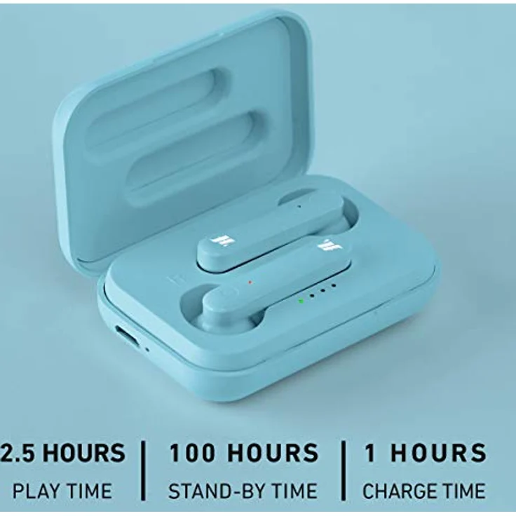 SBS Twin TWS Wireless Stereo Kopfhörer mit Mikrofon und Anrufannahme-Beendigung Taste, Ladehülle, bis zu 2,5 Stunden Musikgenuss – Bild 4