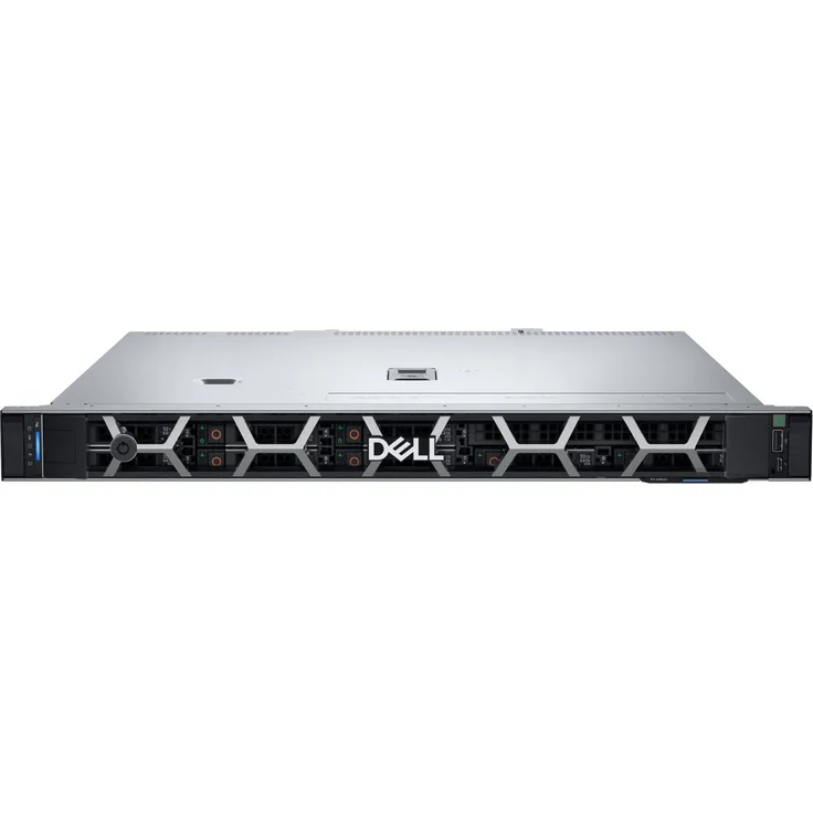 Dell PowerEdge R360 Smart Selection, 1U Rack-Server mit Intel Xeon 6325P 3,5 GHz, 32 GB DDR5 RAM, 480 GB SSD, Hot-Swap-fähig, schwarz