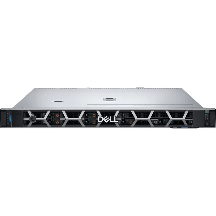 Dell PowerEdge R360 Smart Selection, 1U Rack-Server mit Intel Xeon 6325P 3,5 GHz, 32 GB DDR5 RAM, 480 GB SSD, Hot-Swap-fähig, schwarz