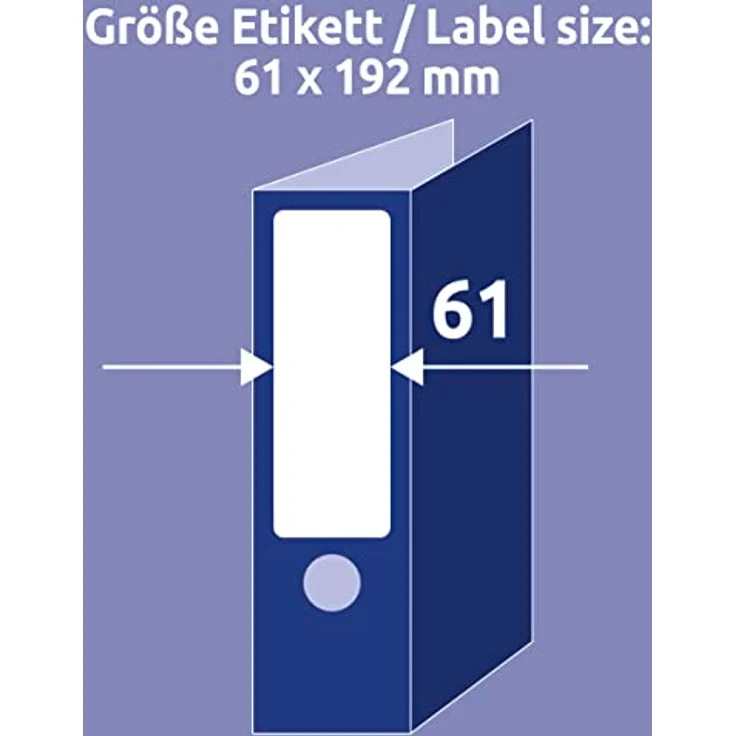 Avery Zweckform L4761-25 61x192mm Rückenschilder – Bild 5