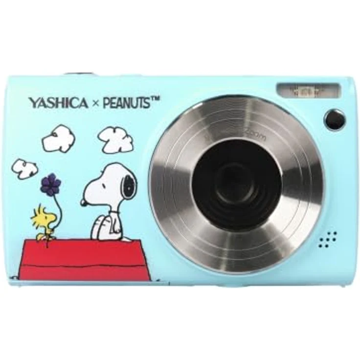 Yashica Peanuts Digitalkamera DP-100, 30 MP, kompakt und stylisch, Grün – Bild 1