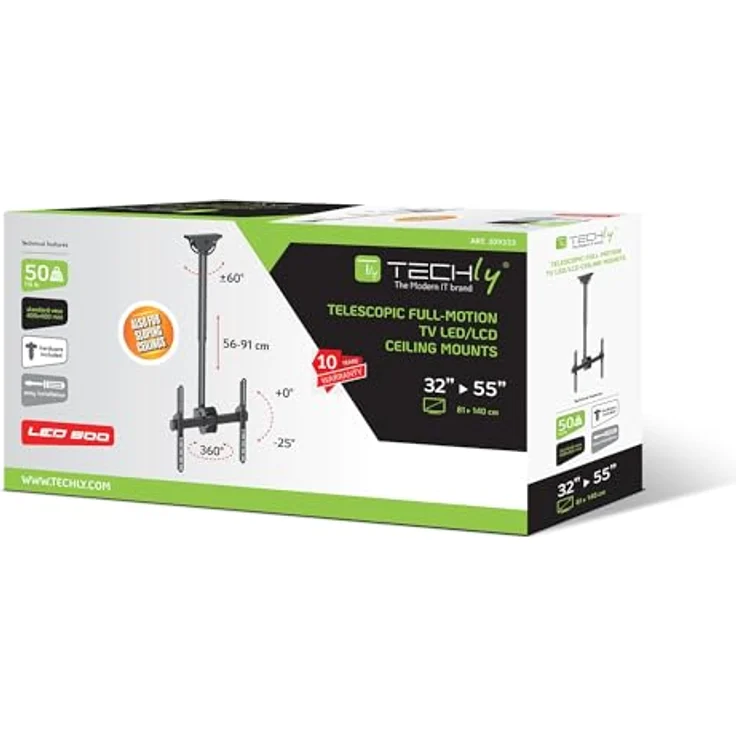 TECHLY ICA-CPLB 944S 2Maximale VESA Norm:VESA 75 x 75 – Bild 3
