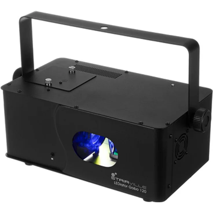Stairville LEDiator Gobo 120, 120W LED Gobo-Effekt mit 16 Gobos, DMX-Ansteuerung, 80° Abstrahlwinkel, inkl. Fernbedienung