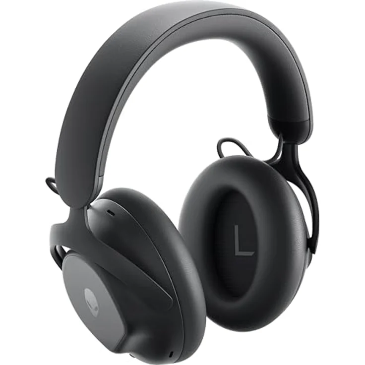 Alienware Pro Wireless Gaming-Headset - 50 mm Graphen-Treiber, KI-Geräuschunterdrückung, Hybrid ANC, bis zu 75 Stunden Akkulaufzeit, Dark Side of The Moon – Bild 5