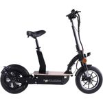 ENEWAY E-Scooter Der Revoluzzer 4.0 - 20 km/h 48V 12Ah Blei Gel Akku Basic, 20,00 km/h, Straßenzulassung, schwarz