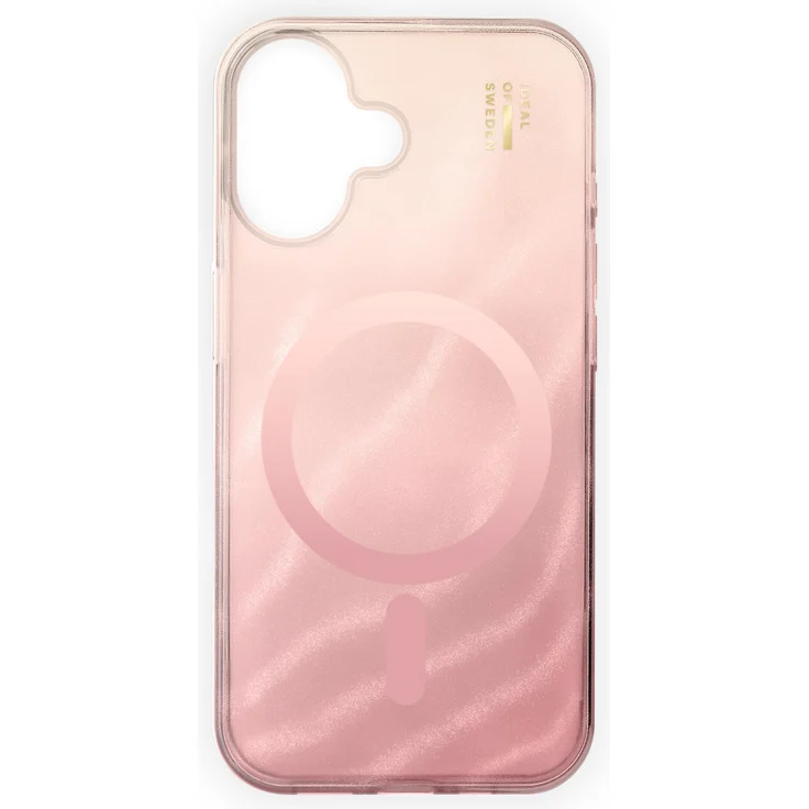 iDeal Of Sweden MagSafe Clear Glitter Case für Apple iPhone 17, Smartphone Hülle mit erhöhtem Kantenschutz und transparentem Design, Rosa – Bild 1