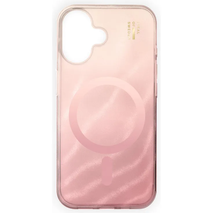 iDeal Of Sweden MagSafe Clear Glitter Case für Apple iPhone 17, Smartphone Hülle mit erhöhtem Kantenschutz und transparentem Design, Rosa