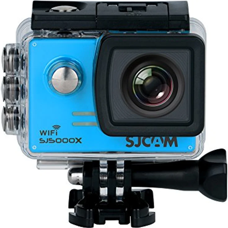 SJCAM SJ5000X-Elite Deutsche Version wasserdichte Sport Actionkamera (5,08 cm (2 Zoll), 4K-2K, WiFi, 30m, 14MP, Gyro Anti-Shake Stabilisierung, 16 Zubehörteile) blau – Bild 2