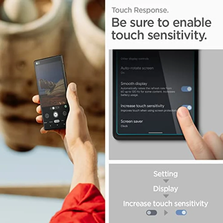 Spigen AlignMaster Schutzfolie kompatibel mit Google Pixel 6a, 2 Stück, Kratzfest, 9H Härte Folie – Bild 4
