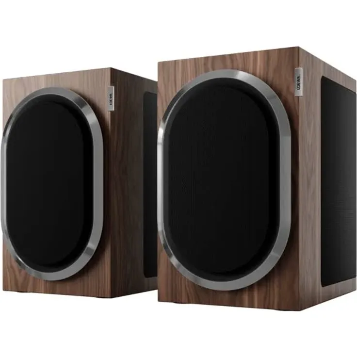 Loewe Inicio Walnut – High-End Passivlautsprecher (Paar), audiophil, kompakt, zeitloses Design, individuell gefertigt für höchste Klangansprüche