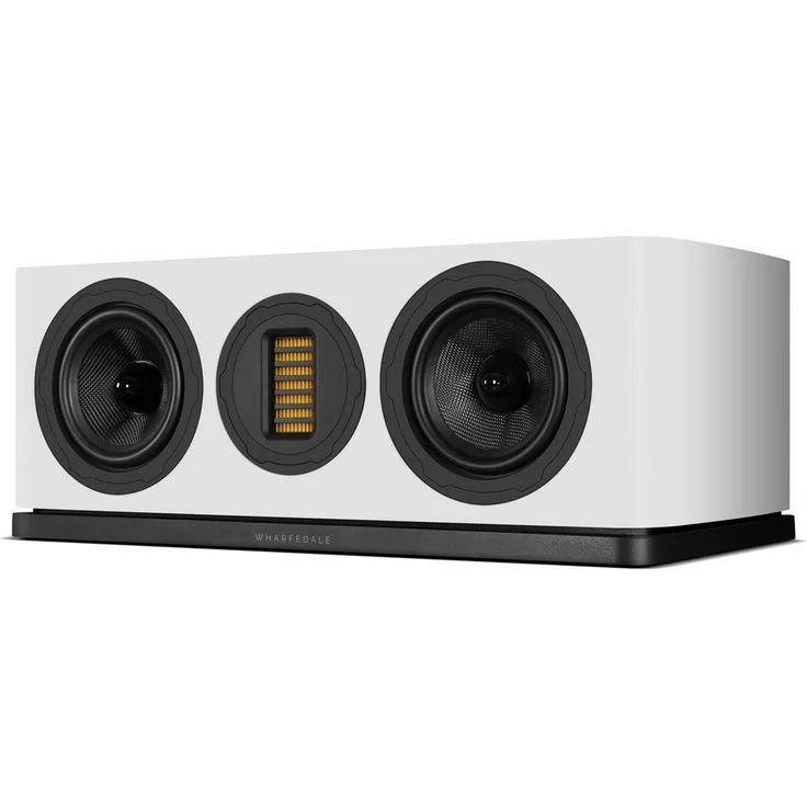 WHARFEDALE EVO 5.C Center-Lautsprecher, Zwei-Wege-Bauweise mit AMT-Hochtöner und Kevlar-Tieftönern, Schwarz matt