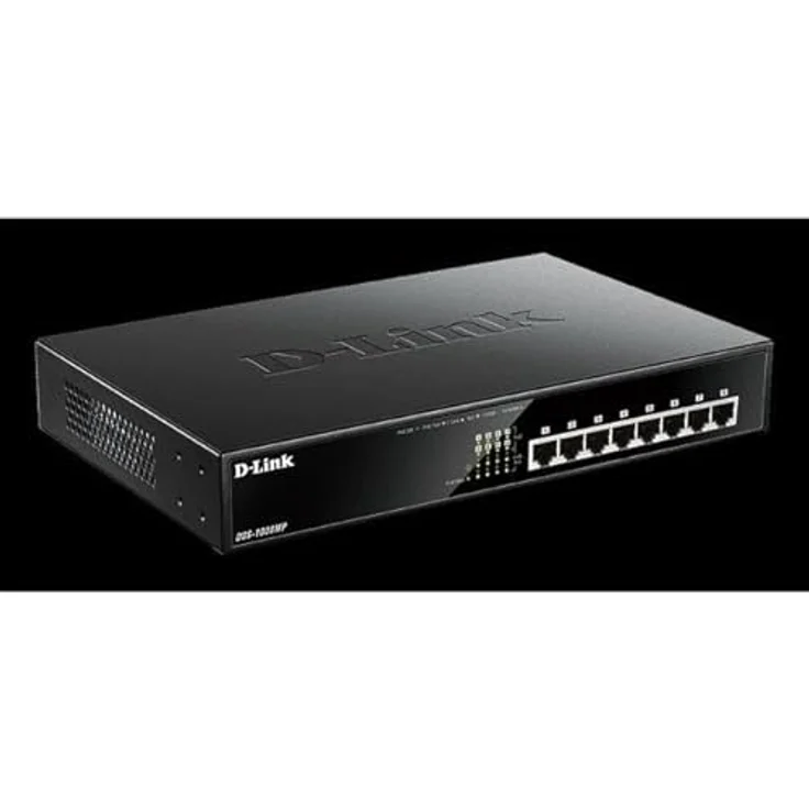 D-Link DGS-1008MP 8-Port Desktop Gigabit Switch (8 x 10-100-1000 BASE-T Ports, unterstützt PoE+) – Bild 5