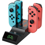 ISY IC-5032, Ladestation für Nintendo Switch Controller mit intelligenter Ladetechnologie, Schwarz