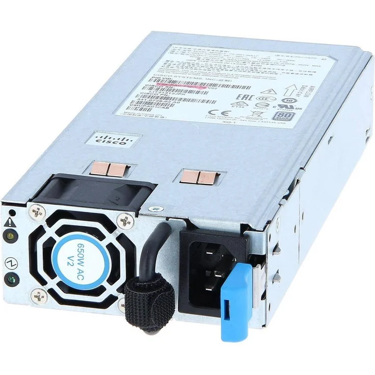 Cisco NXA-PAC-650W-PE, 650W redundantes Netzteil in Grau, Hot-Plug-kompatibel mit Nexus 93180YC-EX