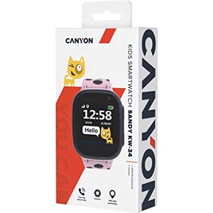 Canyon Sandy KW-34 (52.90 mm, Kunststoff, M), Sportuhr + Smartwatch in Schwarz – Bild 6