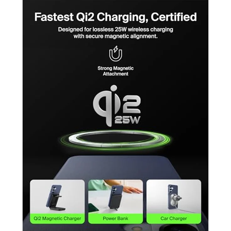 Belkin SheerForce Protect Samsung Galaxy S26+ Hülle, 4 m Aufprallschutz nach Militärstandard, Doppellagig, Qi2-zertifiziert – Blau – Bild 5