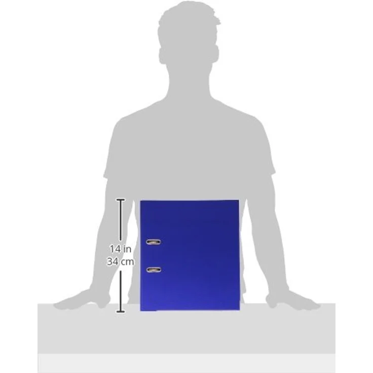 Herlitz Aktenordner maX.file »protect plus«, schmal mit Griffloch und Kantenschutz, DIN A4, blau - Preisvergleich – Bild 3