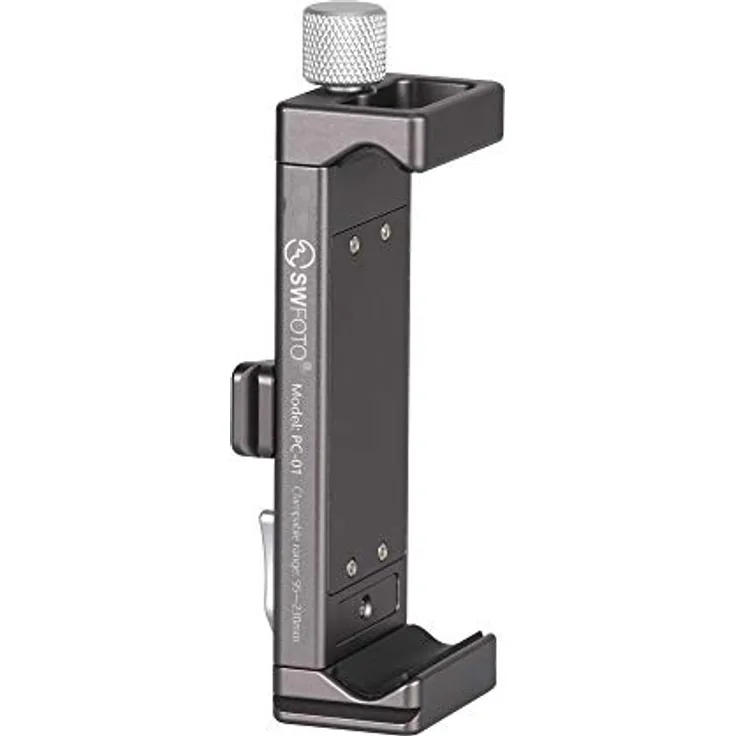 Sunwayfoto PC-01 Arca / RRS kompatible Tablet- / Smartphone-Halterung 95 mm bis 230 mm Klemmhalterung Stativhalterung