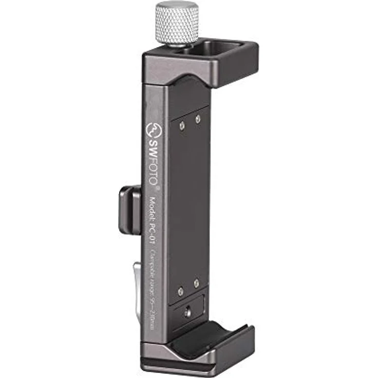 Sunwayfoto PC-01 Arca / RRS kompatible Tablet- / Smartphone-Halterung 95 mm bis 230 mm Klemmhalterung Stativhalterung – Bild 1
