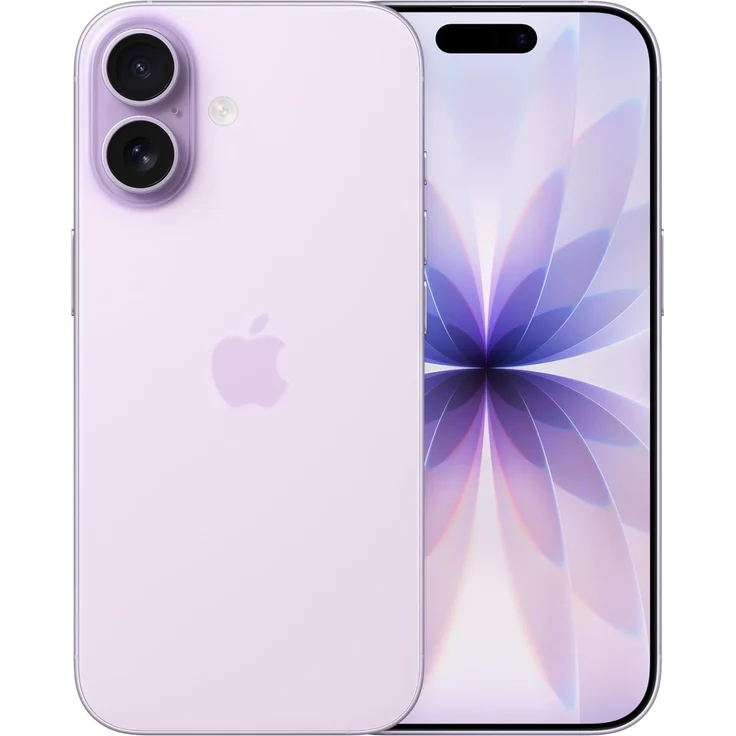 Apple iPhone 17 (256 GB, Lavender, 6.30", Dual SIM, 5G), Smartphone, Violett – Bild 1