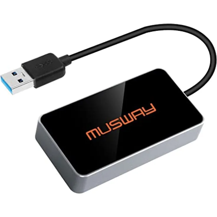 Musway BTA, BT Audiostreaming USB und APP Dongle für Musway M6, integrierter Bluetooth Empfänger, beleuchtetes Logo
