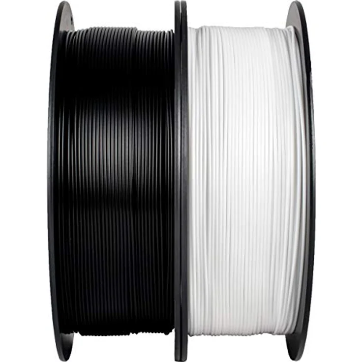 GIANTARM PLA Filament 1.75mm, 2 kg Spule (schwarz+weiß) mit genauer Durchmessertoleranz – Bild 4