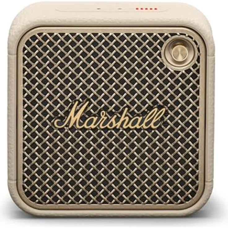 Marshall Willen II, Tragbarer Mono-Lautsprecher, Cremefarben, 10 W, Staub- und wasserfest, über 17 Stunden Akkulaufzeit, integriertes Mikrofon, Bluetooth LE Audio kompatibel